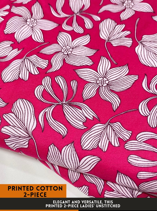 Cotton 2Pc All Over Printed Dress