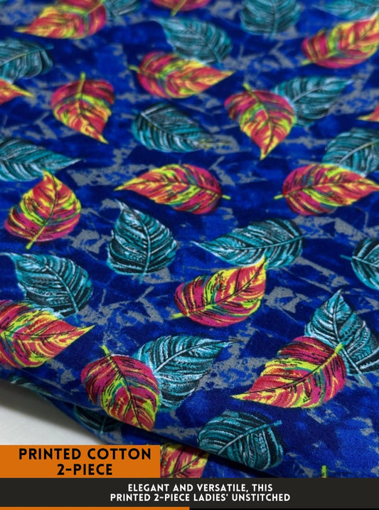 Cotton 2Pc All Over Printed Dress