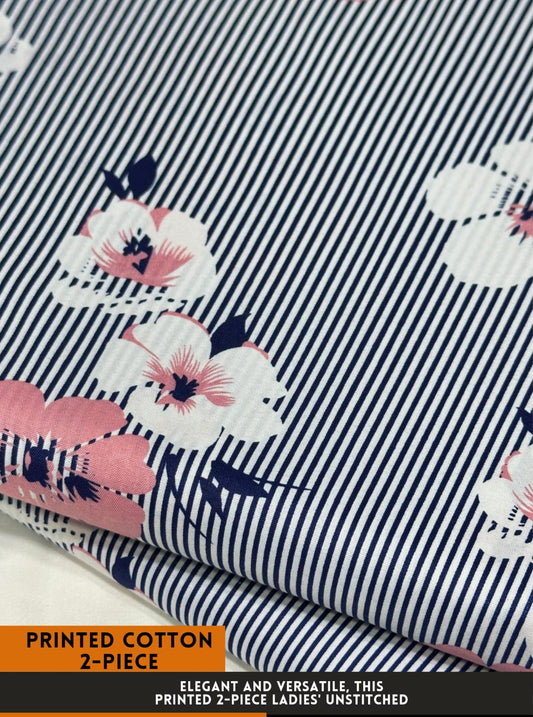 Cotton 2Pc All Over Printed Dress