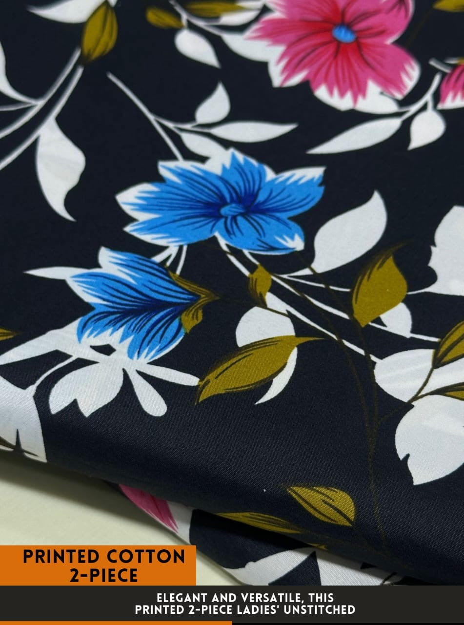 Cotton 2Pc All Over Printed Dress