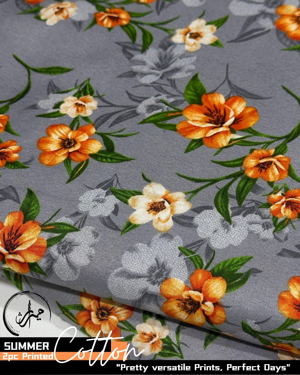 Cotton 2Pc All Over Printed Dress