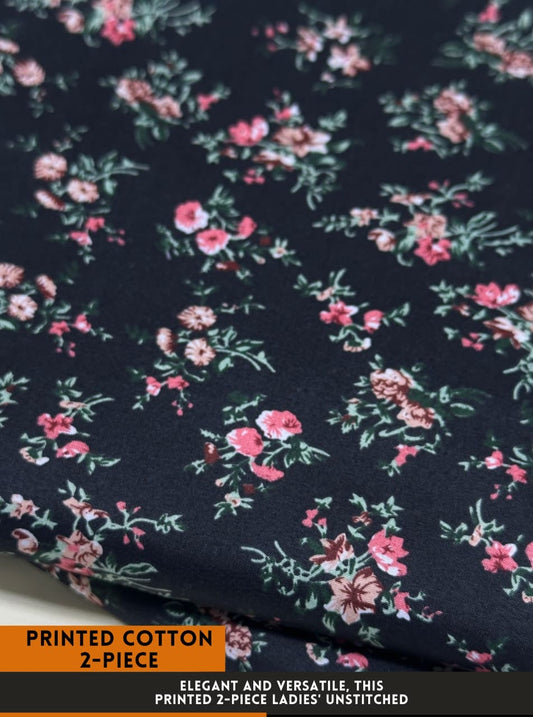 Cotton 2Pc All Over Printed Dress