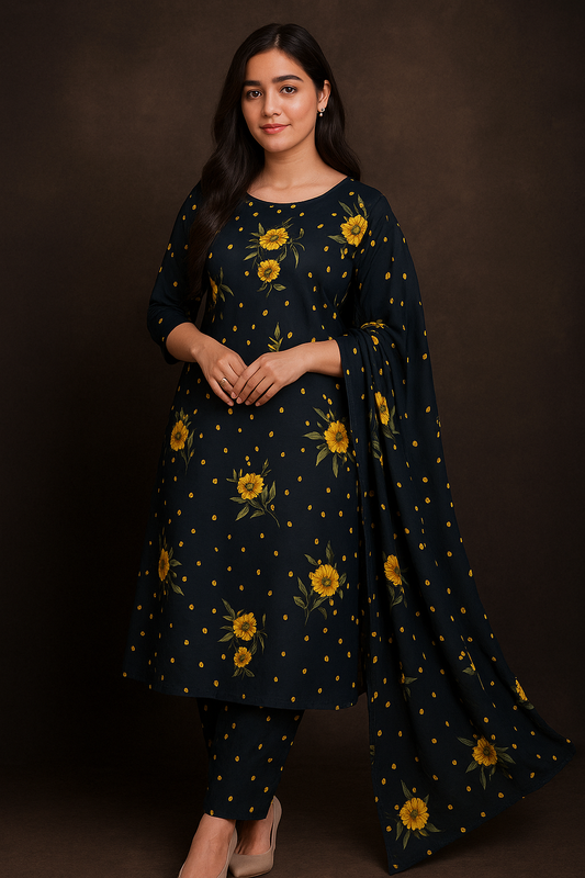 2 Piece All Over Printed Lawn