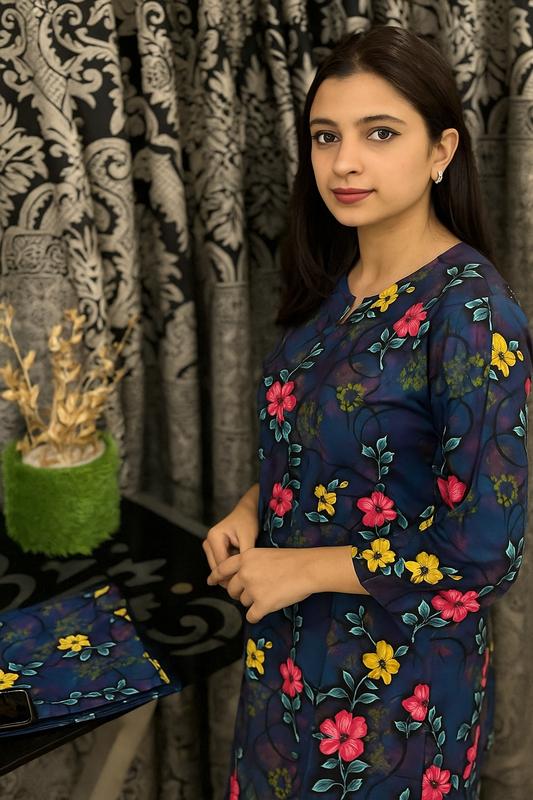 2 Piece All Over Printed Lawn