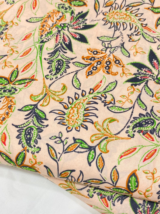 Cotton 2Pc All Over Printed Dress