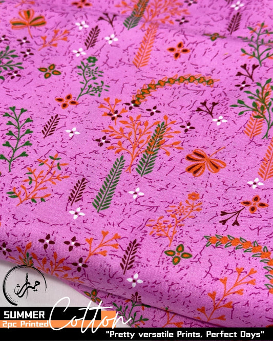 Cotton 2Pc All Over Printed Dress