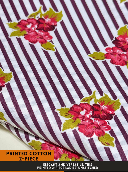 Cotton 2Pc All Over Printed Dress